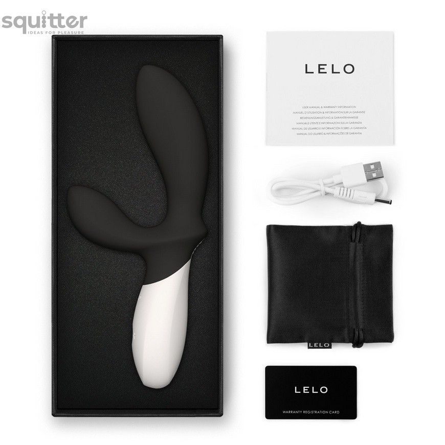 Массажер простаты LELO Loki Wave 2 Black, 2 мотора, манящее движение + вибрация SO8087 фото