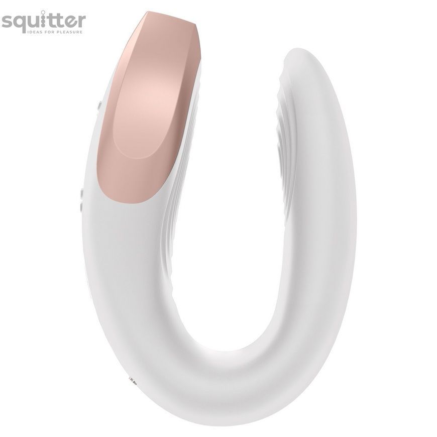 Смарт-вібратор для пар Satisfyer Double Love (White) SO4928 - онлайн-сексшоп Сквітер