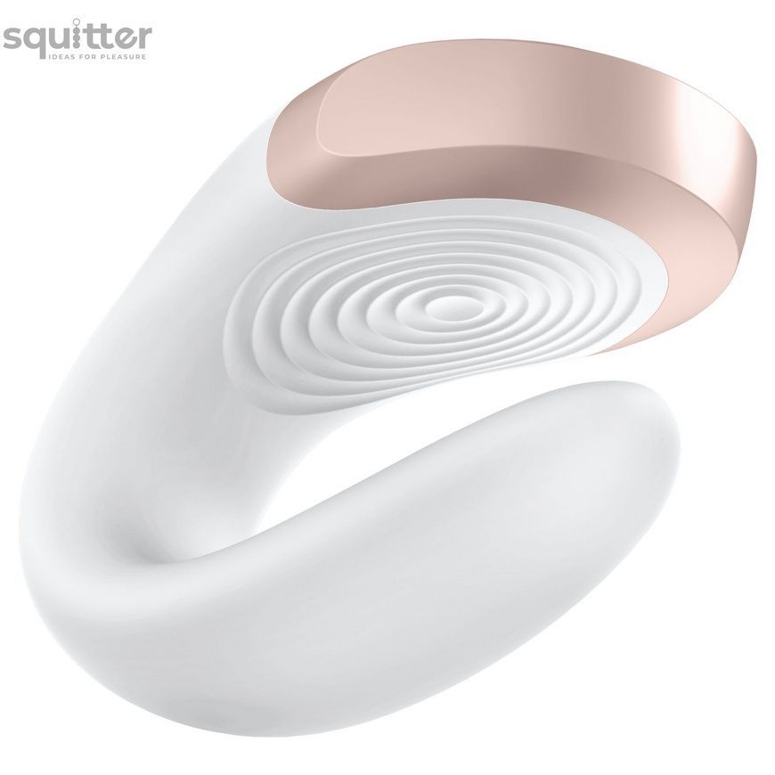 Смарт-вібратор для пар Satisfyer Double Love (White) SO4928 - онлайн-сексшоп Сквітер