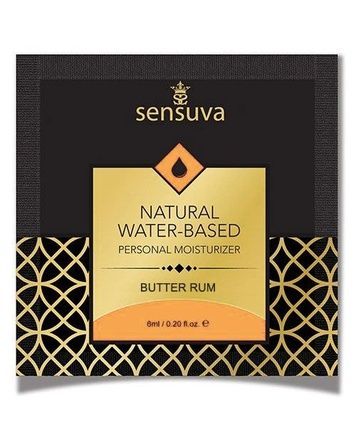 Пробник Sensuva - Natural Water-Based Butter Rum (6 мл) SO3394 - онлайн-сексшоп Сквитер