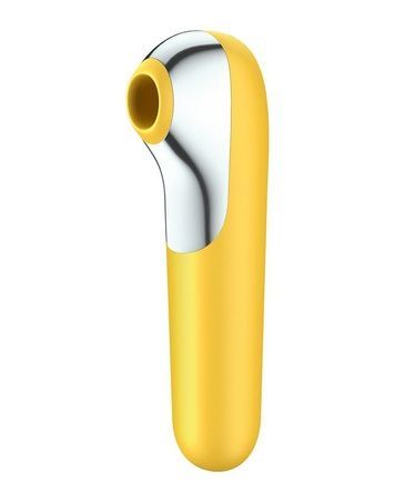 Смарт вібратор і вакуумний стимулятор 2-в-1 Satisfyer Dual Love Yellow SO4100 - онлайн-сексшоп Сквітер