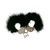 Наручники металлические Adrien Lastic Handcuffs Black с черной пушистой отделкой AD30329 - онлайн-сексшоп Сквитер