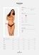 Полупрозрачные трусики с подвеской Obsessive Ivannes panties black 2XL/3XL, черныеSO7282,7 - интернет-магазин интимных товаров Squitter