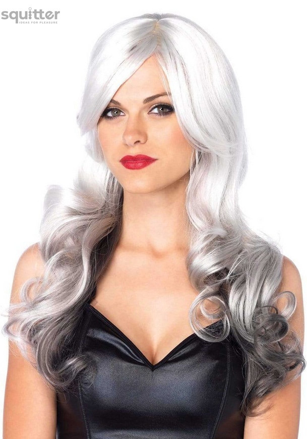 Leg Avenue Allure Multi Color Wig Grey/Black SO7933 фото