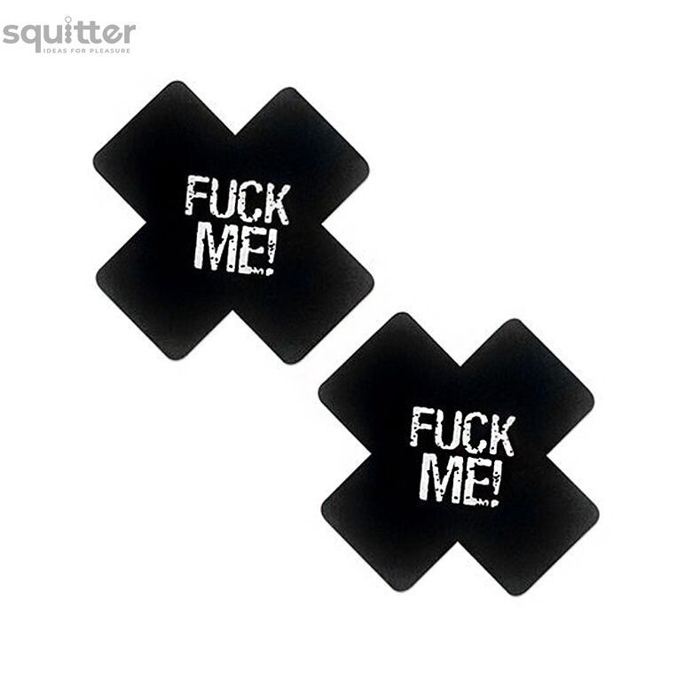 Пестисы на грудь Art of Sex - Fuck me, Черный SO7482 - онлайн-сексшоп Сквитер
