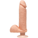 Фаллоимитатор Doc Johnson The D - Perfect D - Vibrating 8 Inch With Balls - ULTRASKYN, диаметр 5,1смSO1579,1 - интернет-магазин интимных товаров Squitter