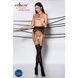 Эротические колготки TIOPEN 003 nero 3/4 (20/40 den) - Passion, имитация чулок и поясаPS24505,3 - интернет-магазин интимных товаров Squitter