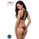 Распродажа!!! Сексуальный комплект белья JADE SET black XXL/XXXL - Passion ExclusivePS27406,2 - интернет-магазин интимных товаров Squitter