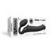Безремневой страпон с вибрацией Strap-On-Me Vibrating Black L, диаметр 3,7см, пульт ДУ, регулируемыйSO3829,6 - интернет-магазин интимных товаров Squitter