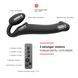 Безремневой страпон с вибрацией Strap-On-Me Vibrating Black L, диаметр 3,7см, пульт ДУ, регулируемыйSO3829,2 - интернет-магазин интимных товаров Squitter