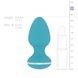 Анальна вібропробка Cala Azul &ndash; Blanca Vibrating anal plug, 10 режимів SO8887,6 - інтернет-магазин інтимних товарів Squitter