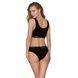 Трусики-слипы из хлопка с эластаном Passion PS004 PANTIES black, size LSO4215,4 - интернет-магазин интимных товаров Squitter