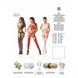 Бодістокінг Passion BS047 red, комбінезон, імітація топа, панчох і пояса PBS047R,5 - інтернет-магазин інтимних товарів Squitter