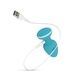 Анальна вібропробка Cala Azul &ndash; Blanca Vibrating anal plug, 10 режимів SO8887,7 - інтернет-магазин інтимних товарів Squitter