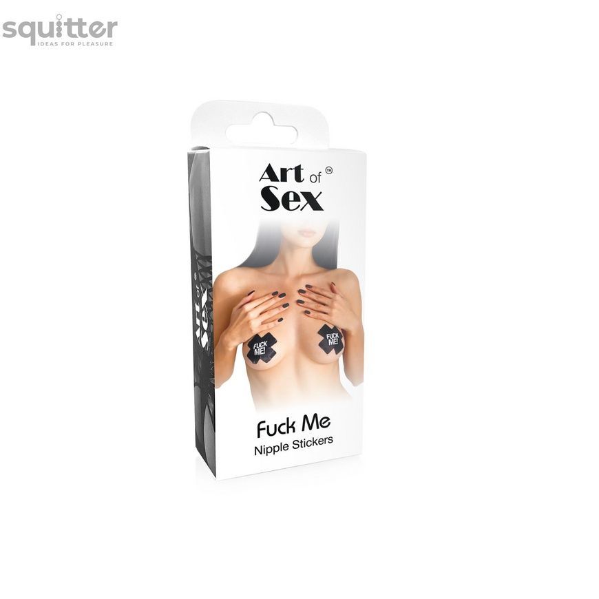 Пестисы на грудь Art of Sex - Fuck me, Черный SO7482 - онлайн-сексшоп Сквитер