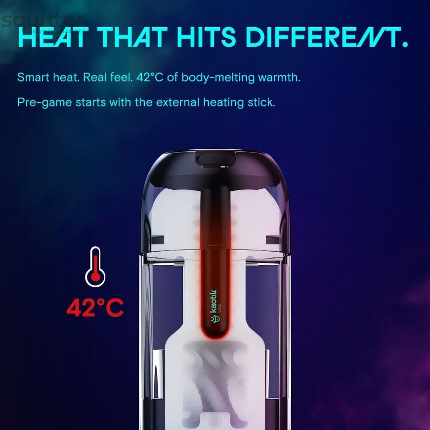 Смарт-мастурбатор Kaotik Labs The Shockwave, режим edging, імітація фрикцій SX3471 - онлайн-сексшоп Сквітер