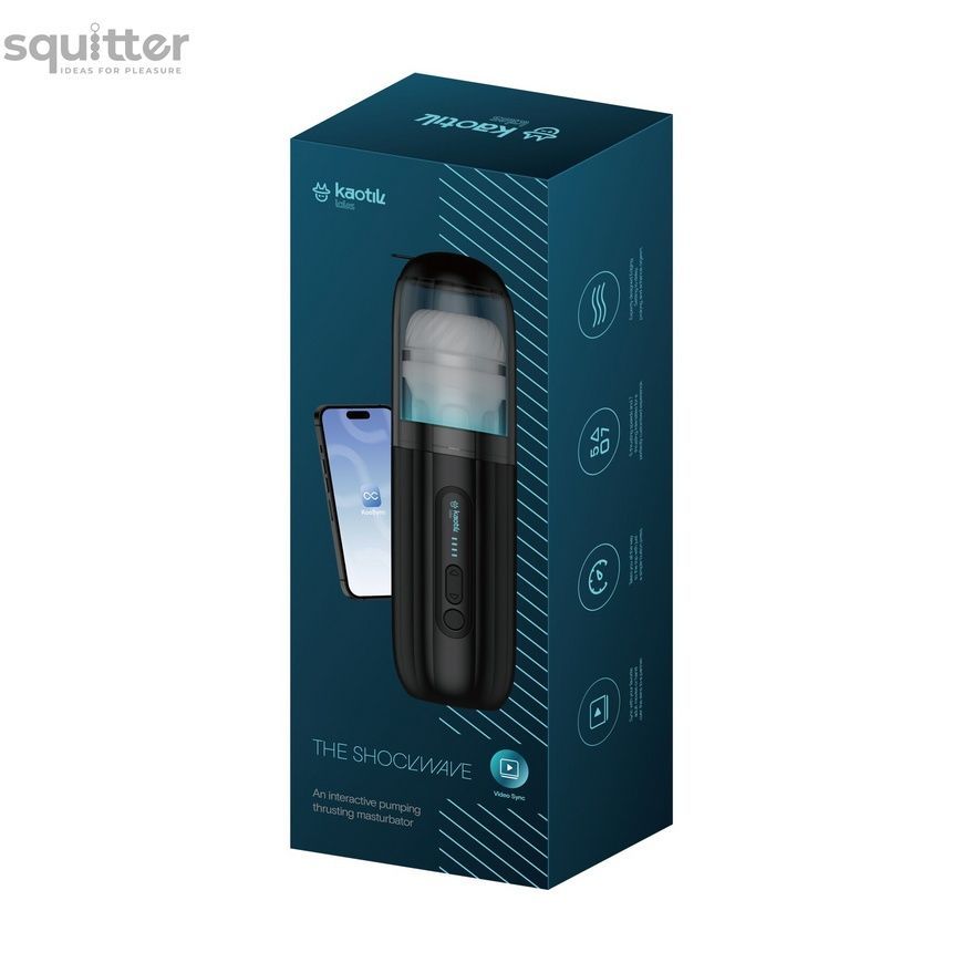 Смарт-мастурбатор Kaotik Labs The Shockwave, режим edging, імітація фрикцій SX3471 - онлайн-сексшоп Сквітер