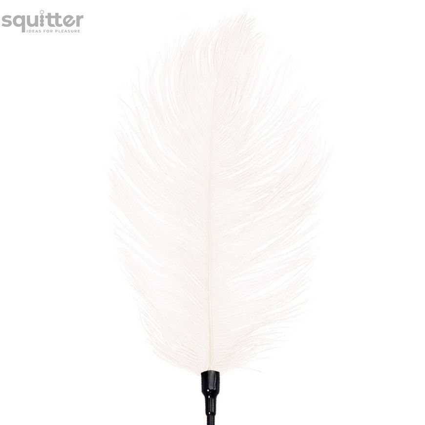 Лоскітка зі страусиним пером Art of Sex &ndash; Feather Tickler, біла SO6998 - онлайн-сексшоп Сквітер