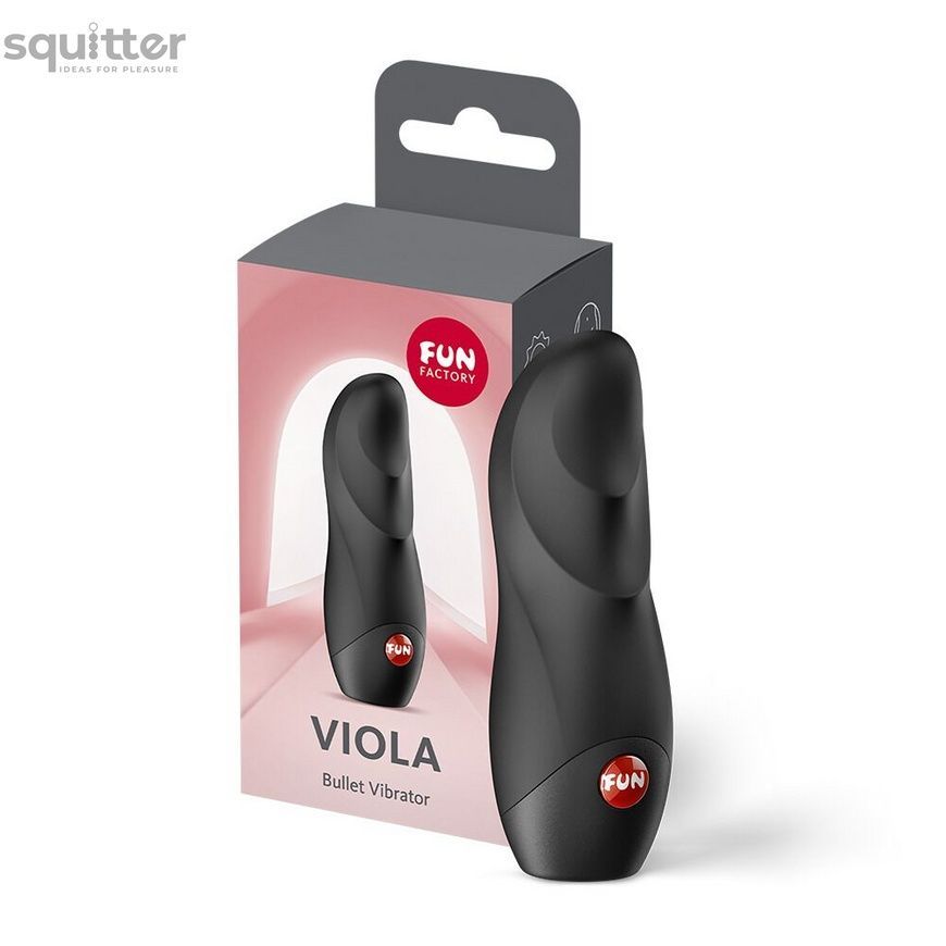 Вібратор Fun Factory Viola Black SX3707 - онлайн-сексшоп Сквітер
