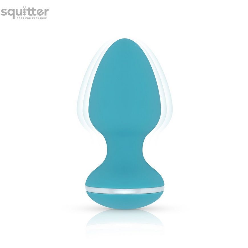 Анальна вібропробка Cala Azul &ndash; Blanca Vibrating anal plug, 10 режимів SO8887 - онлайн-сексшоп Сквітер
