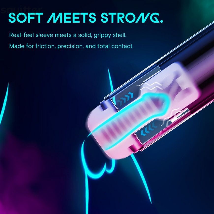 Смарт-мастурбатор Kaotik Labs The Shockwave, режим edging, імітація фрикцій SX3471 - онлайн-сексшоп Сквітер