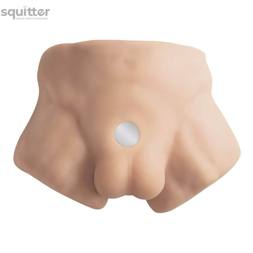 Півторс з фалоімітатором на присосці SilexD Apollo S Male Torso, суперреалістичний, термореактивний SO9935 - онлайн-сексшоп Сквітер