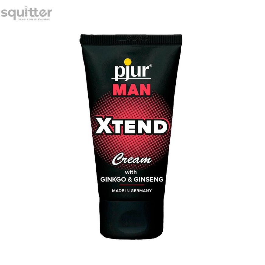 Крем для пеніса стимулювальний pjur MAN Xtend Cream 50 ml, з екстрактом гінкго та женьшеню PJ12900 фото