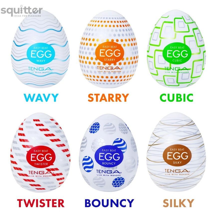 Мастурбатор-яйце Tenga Egg Starry SX4018 - онлайн-сексшоп Сквітер