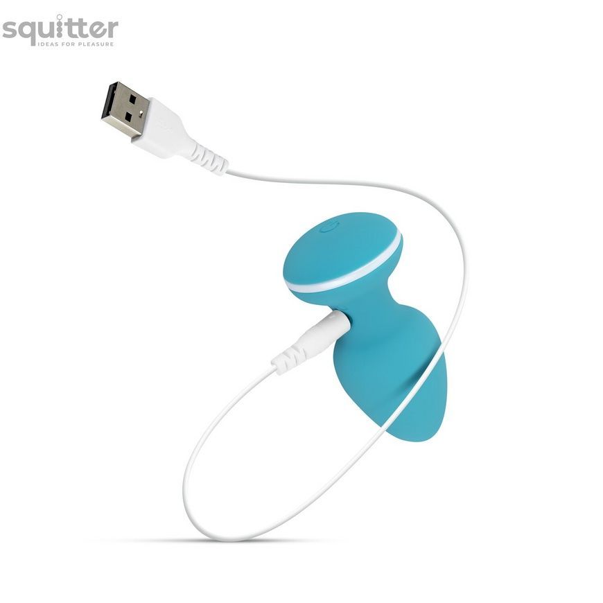 Анальна вібропробка Cala Azul &ndash; Blanca Vibrating anal plug, 10 режимів SO8887 - онлайн-сексшоп Сквітер