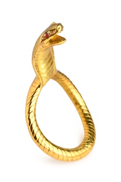 Ерекційне кільце Master Series Cobra King Golden Cock Ring SO8799 фото