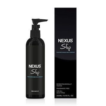 Густой анальный лубрикант Nexus Slip Anal (250 мл.) на водной основе, супер для анальных игрушек SO2745 - онлайн-сексшоп Сквитер