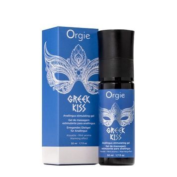 Стимулювальний гель для анілінгусу та анального сексу Orgie Greek Kiss, 50 мл, зігрівальний, зі смаком м&rsquo;яти SX1502 - онлайн-сексшоп Сквітер