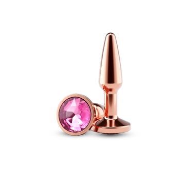 Анальна пробка NS Novelties Rear Assets - Tapered - Small - Rose Gold - Pink SX4387 - онлайн-сексшоп Сквітер