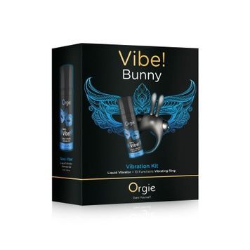 Набір Orgie Vibe Bunny: рідкий вібратор та ерекційне віброкільце SX3137 - онлайн-сексшоп Сквітер