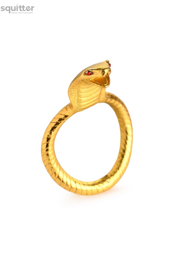 Ерекційне кільце Master Series Cobra King Golden Cock Ring SO8799 фото