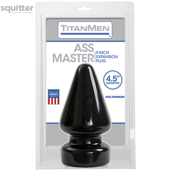 Пробка для фістінгу Doc Johnson Titanmen Tools - Butt Plug - 4.5 Inch Ass Master, діаметр 11,7 см SO2812 фото