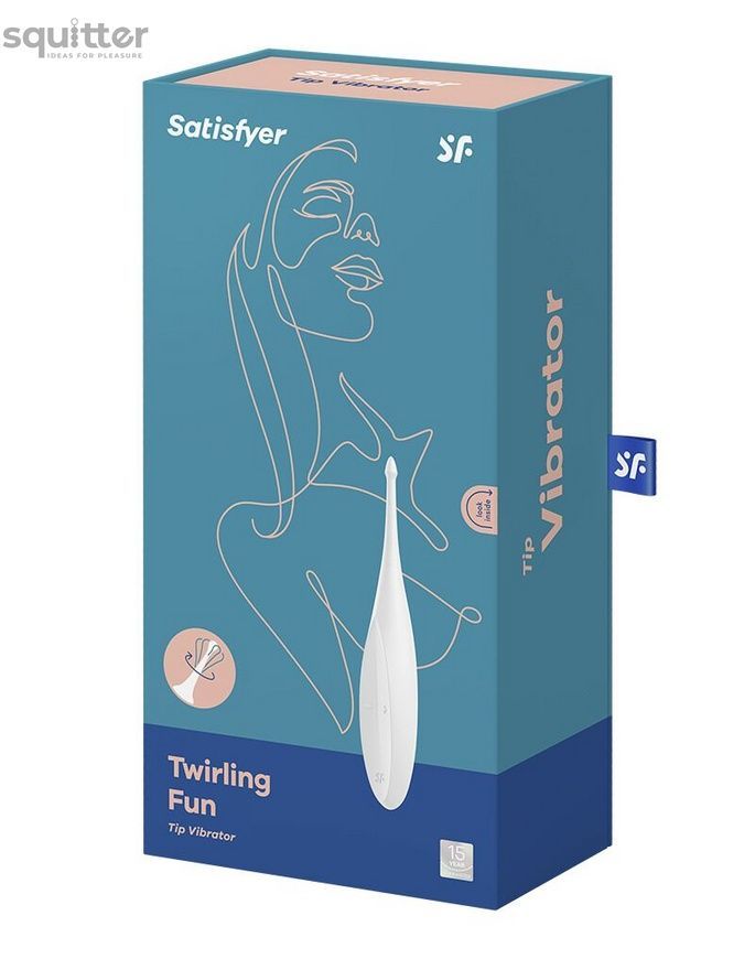 Вибратор для клитора Satisfyer Twirling Fun White SO5418 - онлайн-сексшоп Сквитер