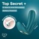 Подвійний смарт-вібратор у трусики Satisfyer Top Secret+ Battery Series SX3841,7 - інтернет-магазин інтимних товарів Squitter