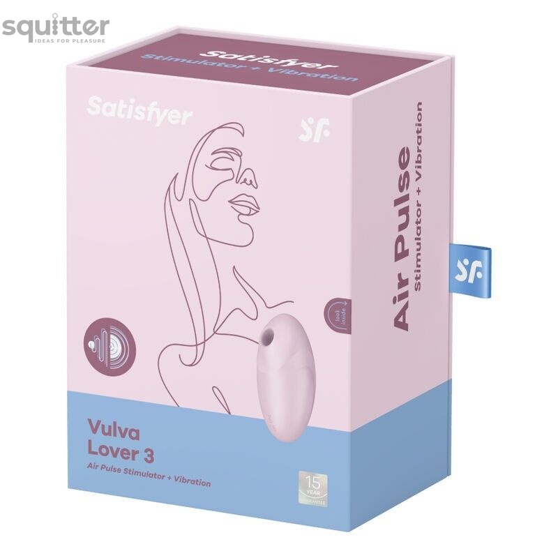 Вакуумний стимулятор Satisfyer Vulva Lover 3 Pink SO7782 фото