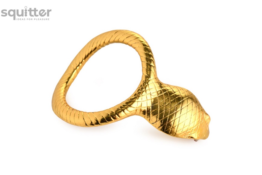 Ерекційне кільце Master Series Cobra King Golden Cock Ring SO8799 фото