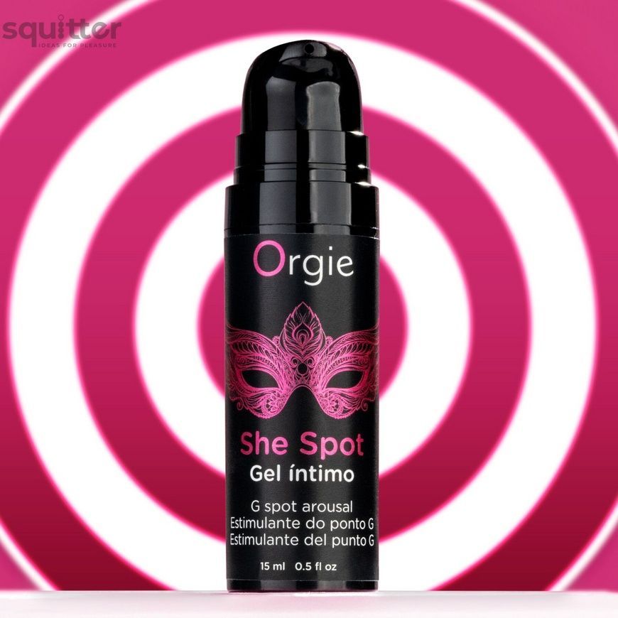 Гель для стимуляції точки G Orgie She Spot Intimate Gel, 15 мл, тепло-холод, ефект вібрації SX1552 - онлайн-сексшоп Сквітер