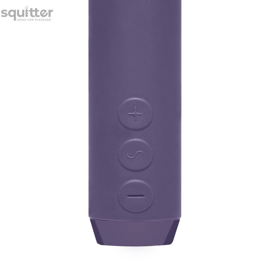 Минивибратор Je Joue - Classic Bullet Vibrator Purple с глубокой вибрацией и фиксацией на палец SO3040 - онлайн-сексшоп Сквитер