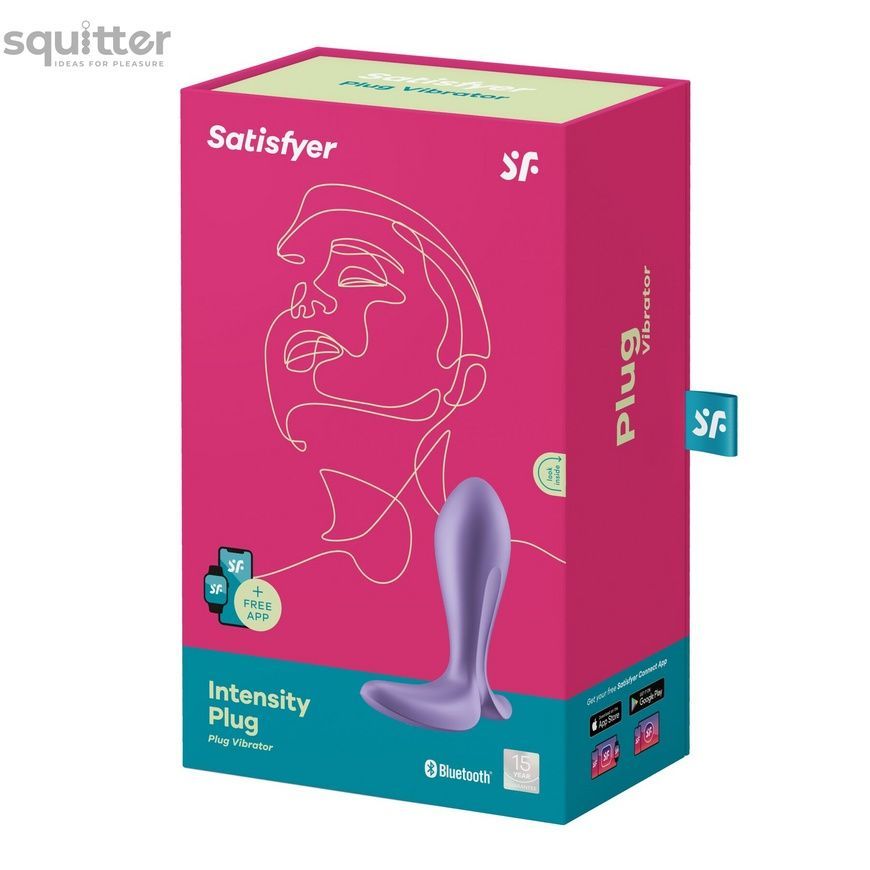 Анальная пробка Satisfyer Intensity Plug Purple SO8626 - онлайн-сексшоп Сквитер