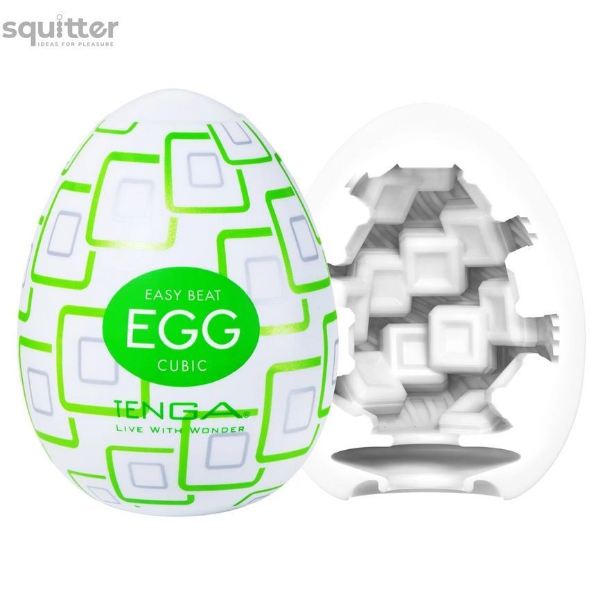 Мастурбатор-яйце Tenga Egg Cubic SX4019 - онлайн-сексшоп Сквітер