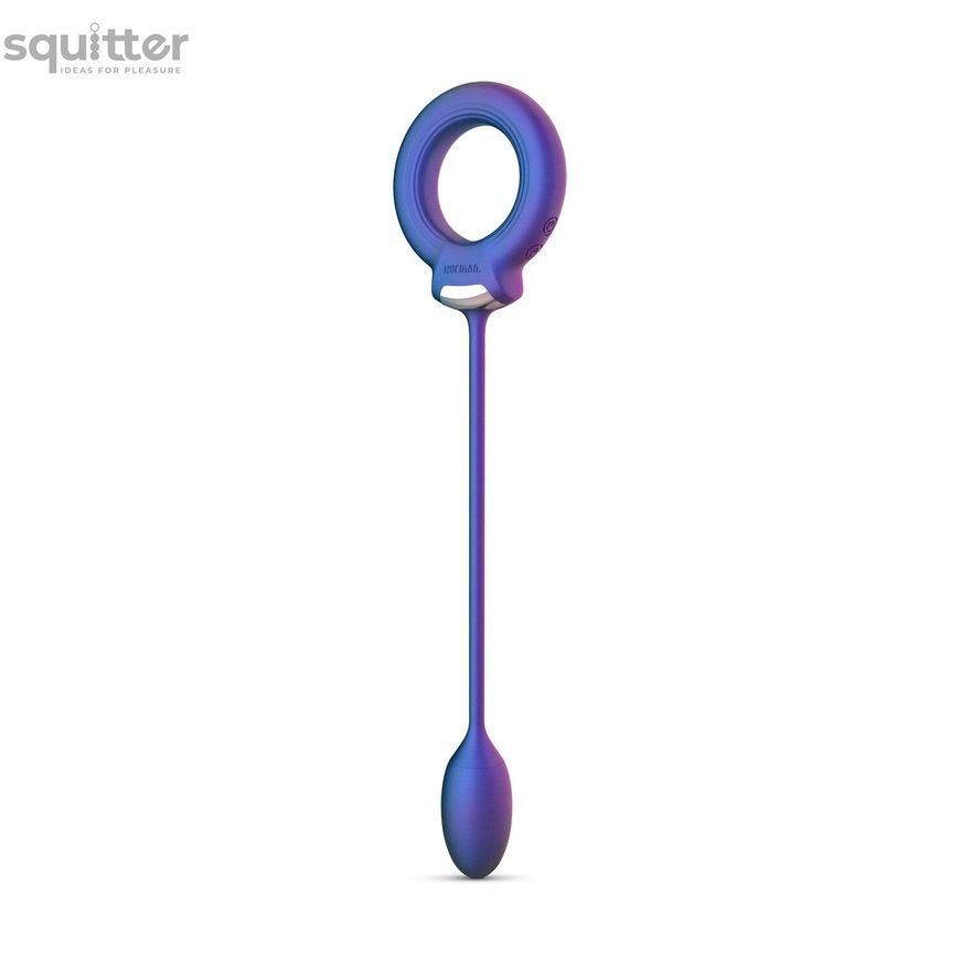 Ерекційне віброкільце з віброяйцем Hueman - Eclipse Anal Vibrator SX3893 - онлайн-сексшоп Сквітер