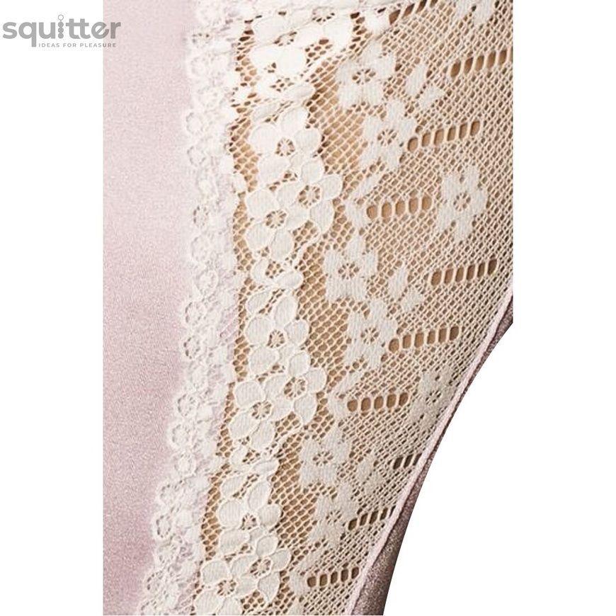 (SALE) Корсет с пажами SHANTI CORSET pink L/XL - Passion Exclusive, трусики, оборочка PS21404 - онлайн-сексшоп Сквитер