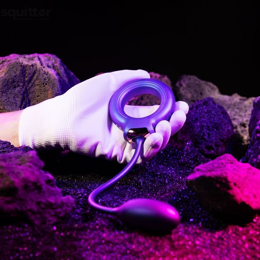 Ерекційне віброкільце з віброяйцем Hueman - Eclipse Anal Vibrator SX3893 - онлайн-сексшоп Сквітер