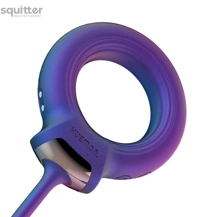 Ерекційне віброкільце з віброяйцем Hueman - Eclipse Anal Vibrator SX3893 - онлайн-сексшоп Сквітер