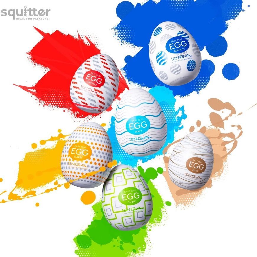Мастурбатор-яйце Tenga Egg Cubic SX4019 - онлайн-сексшоп Сквітер