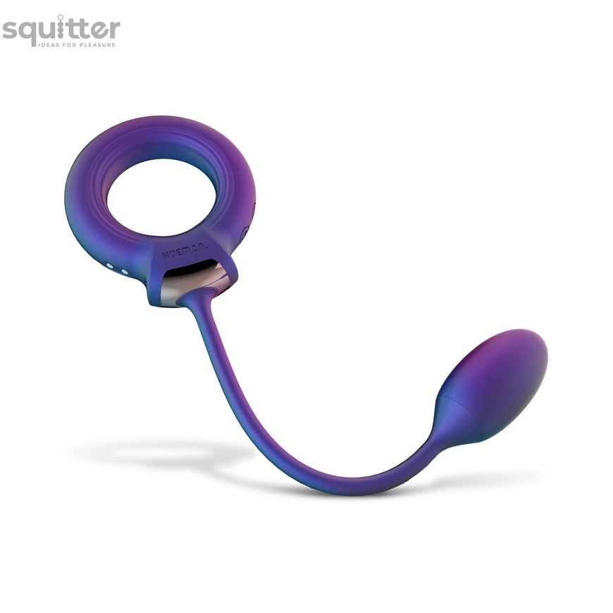 Ерекційне віброкільце з віброяйцем Hueman - Eclipse Anal Vibrator SX3893 - онлайн-сексшоп Сквітер